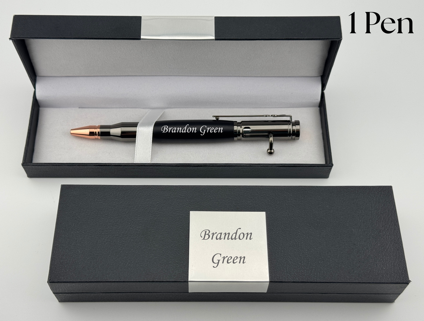 Engraved Bolt Action Pen – Custom Police Academy Graduation Gift