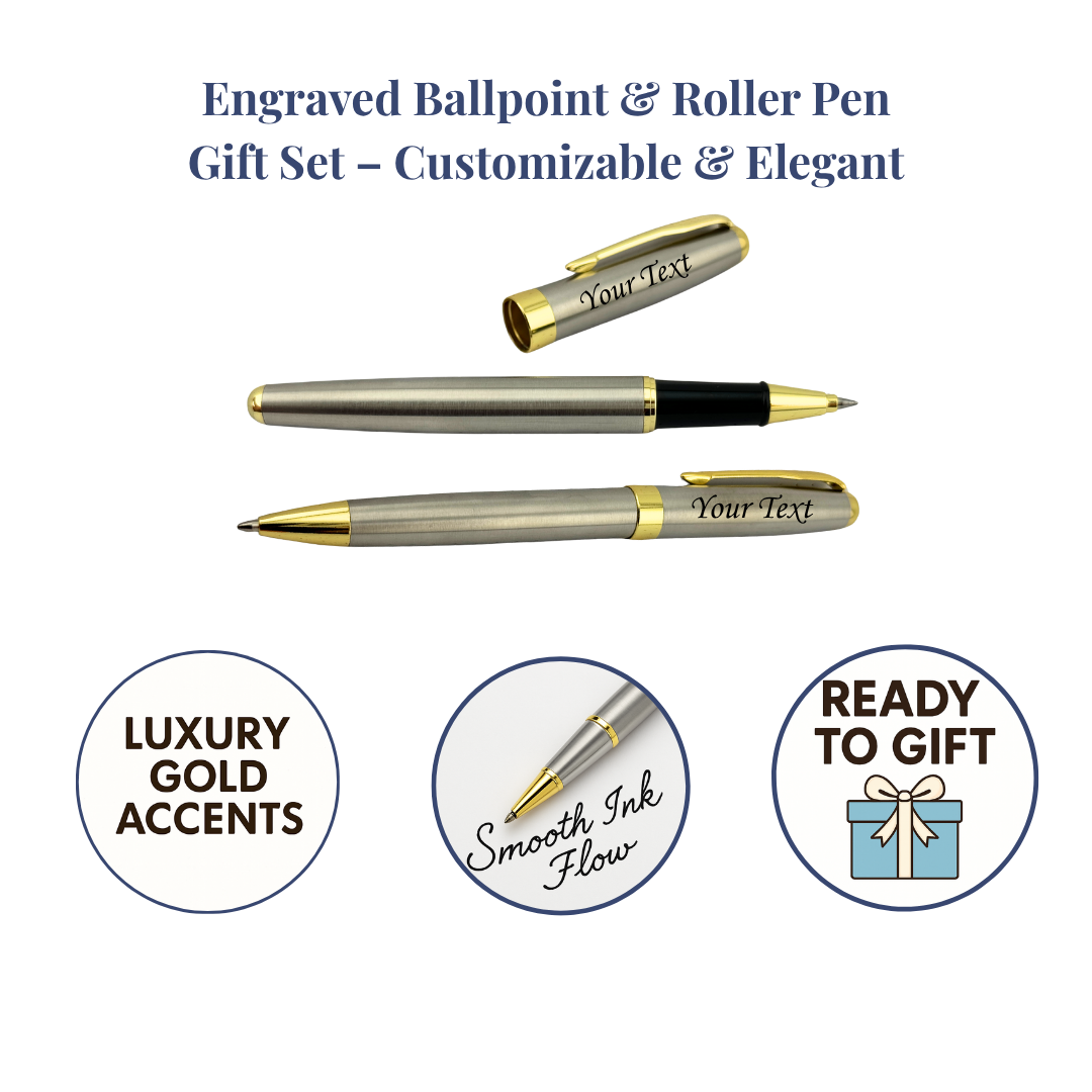 Engraved Metal Pen Set – Custom Corporate Gifts & Durable Business Pens