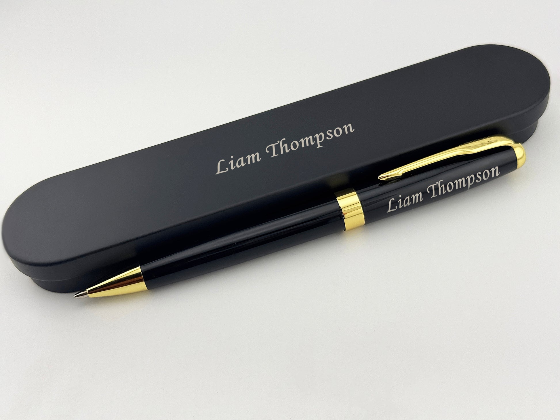 Personalized Ballpoint Pen in Metal Box 