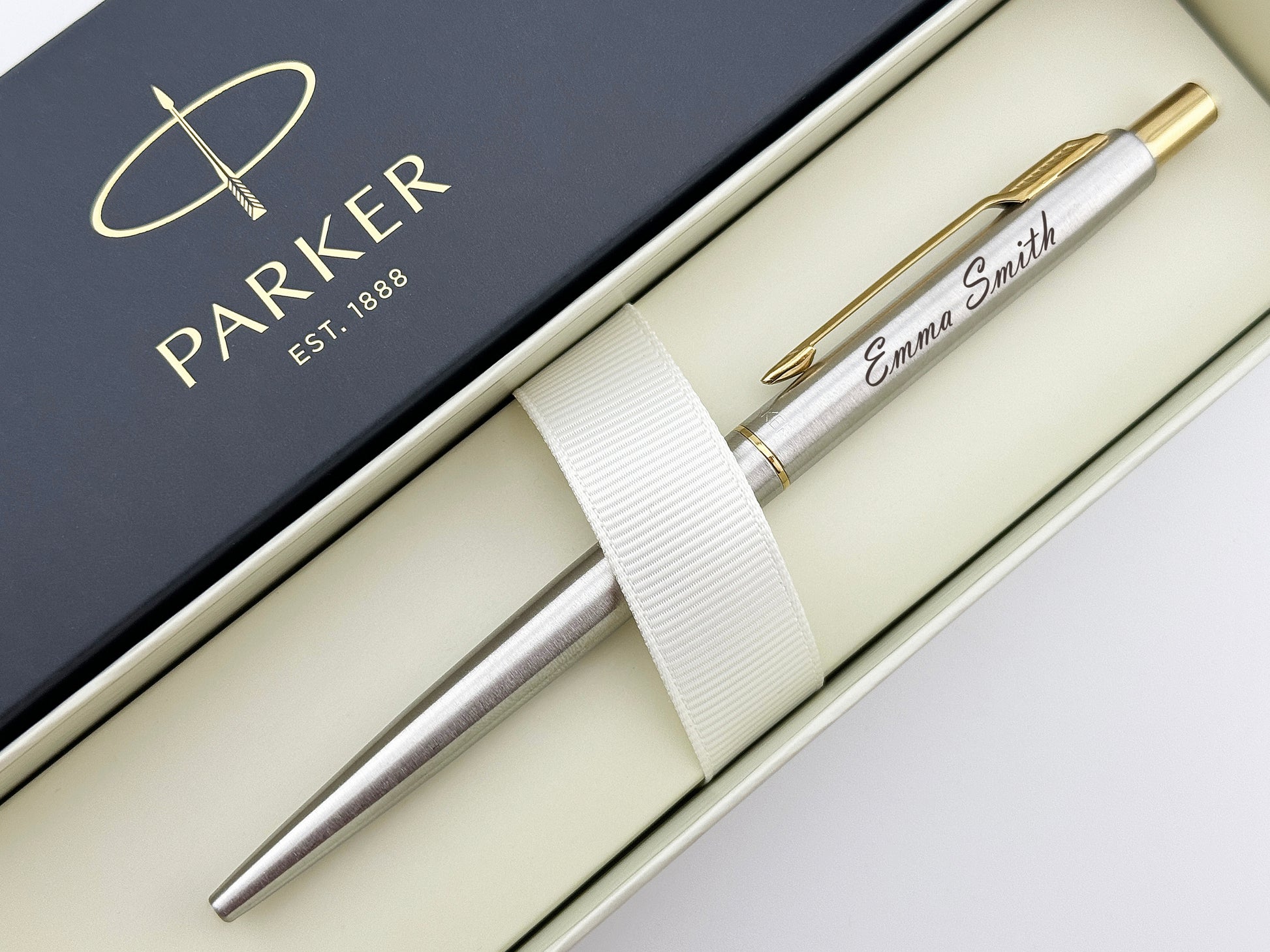 Custom Engraved Parker Classic Ballpoint Pen in Parker Box 