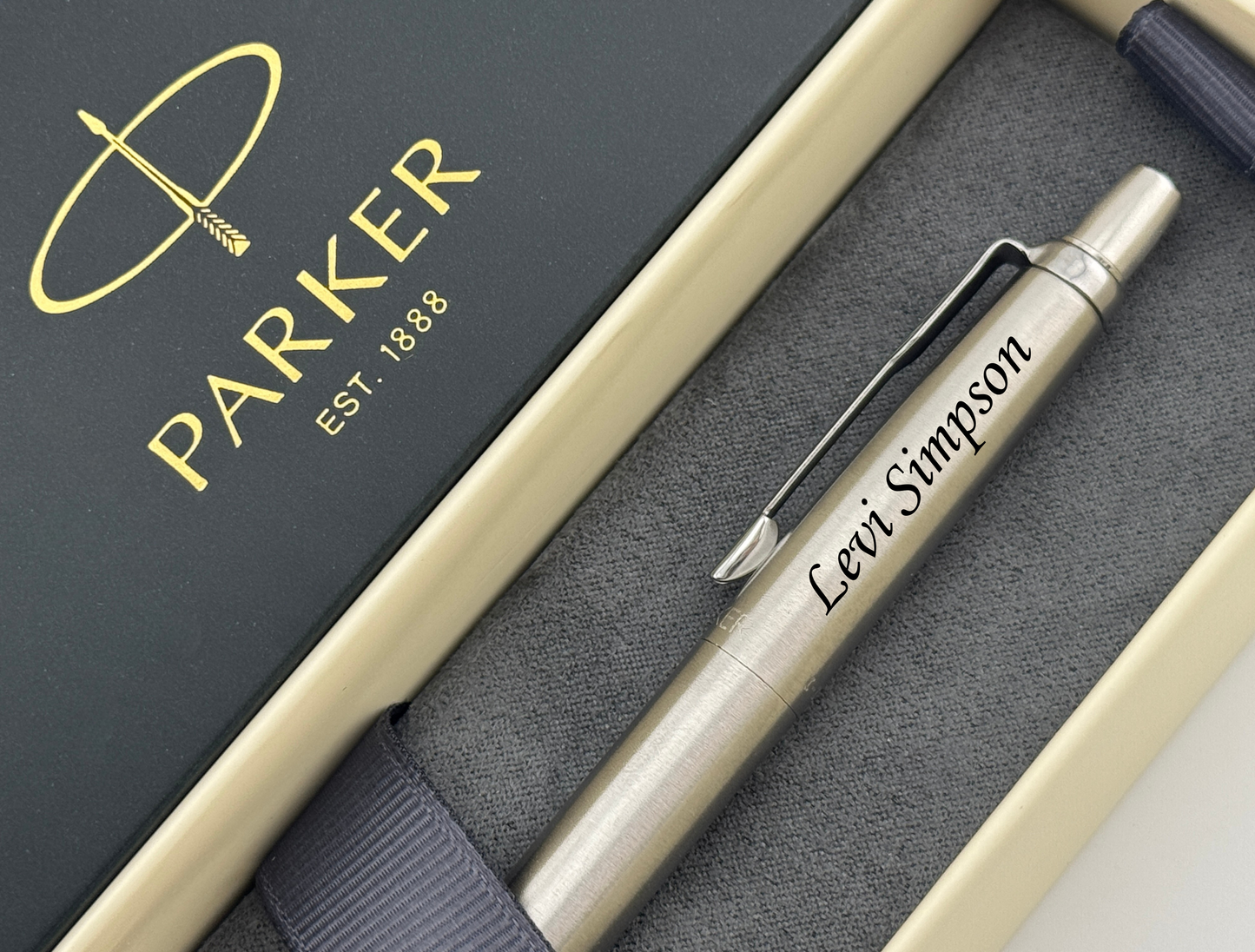Custom Engraved Parker Pen & Mechanical Pencil Set – Christmas Gift, Secret Santa and White Elephant Gift, Coworker Gift, New Job or Promotion, Doctor Appreciation, PhD MBA Graduation