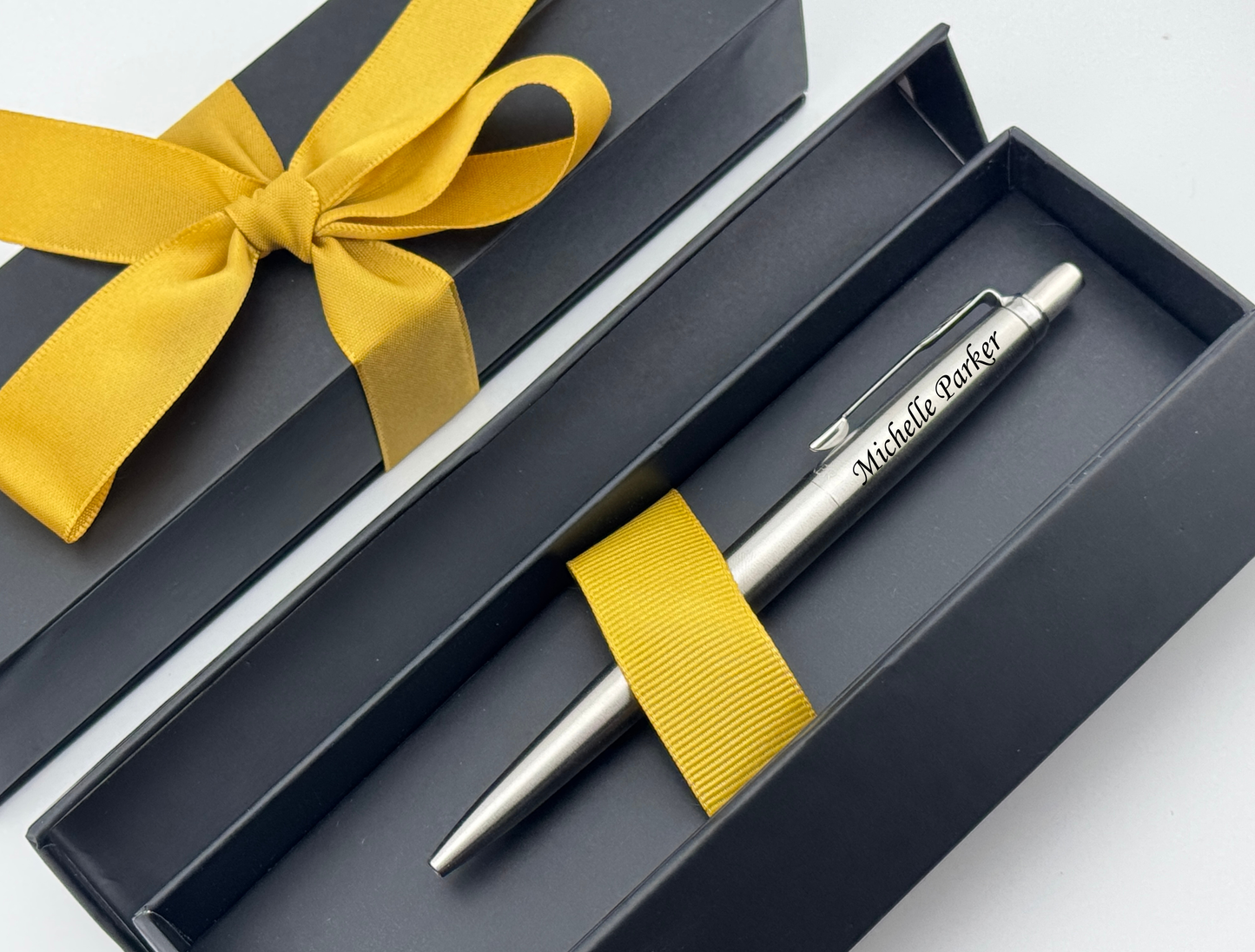 Custom Engraved Parker Pen & Mechanical Pencil Set – Christmas Gift, Secret Santa and White Elephant Gift, Coworker Gift, New Job or Promotion, Doctor Appreciation, PhD MBA Graduation