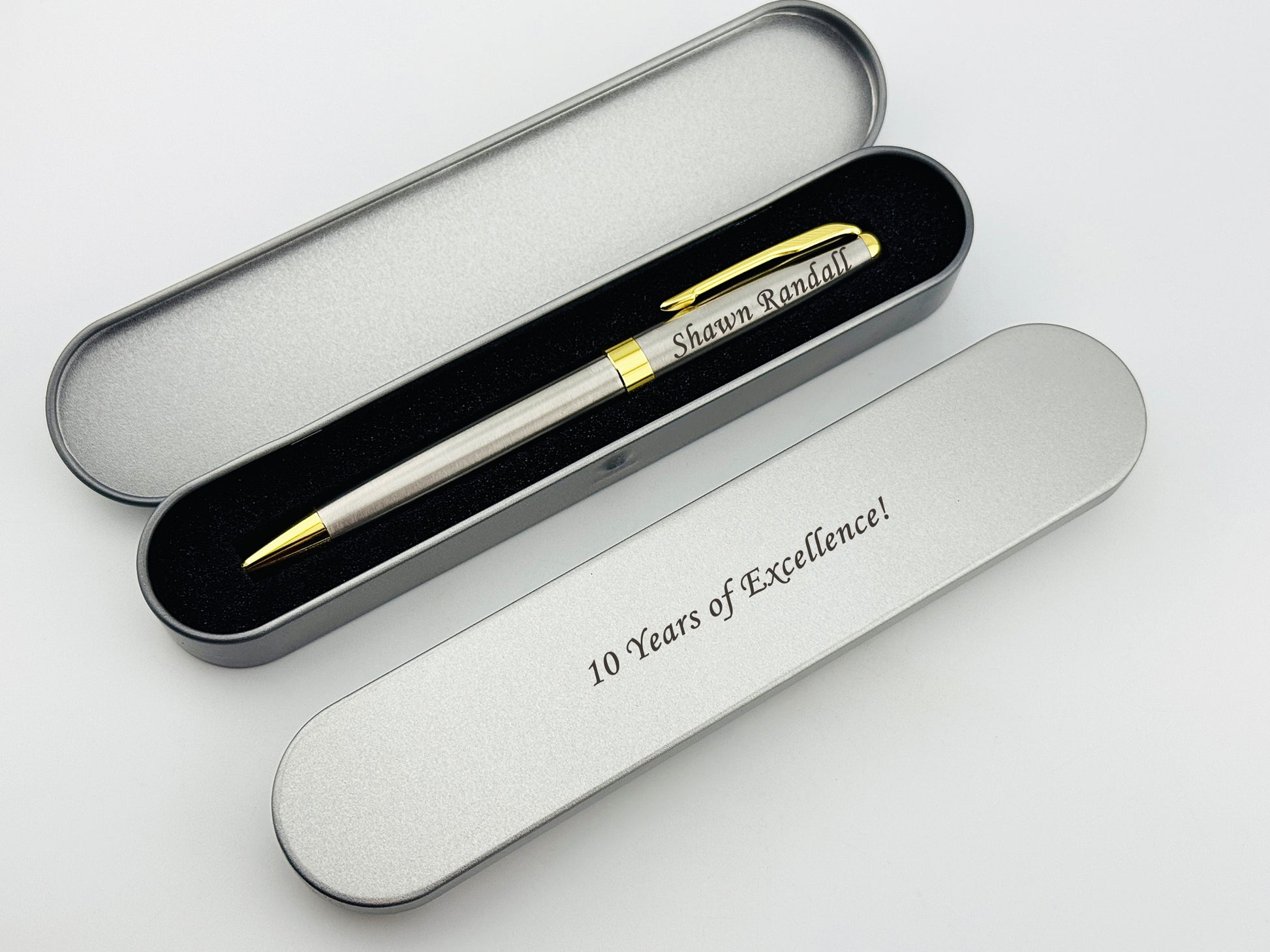 Personalized Ballpoint Pen in Metal Box 