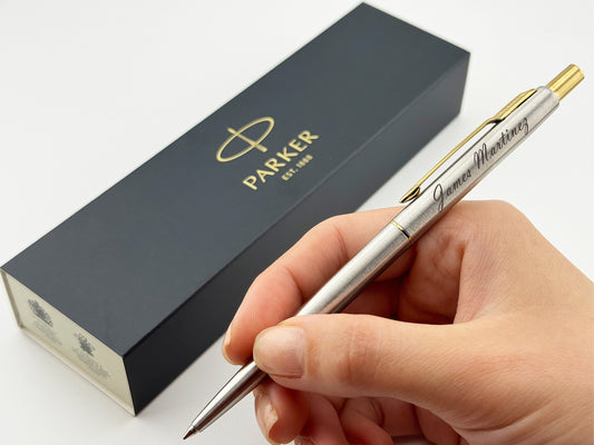Custom Engraved Parker Classic Ballpoint Pen in Parker Box 