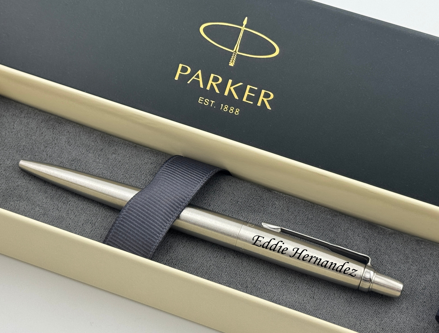 Custom Engraved Parker Pen & Mechanical Pencil Set – Christmas Gift, Secret Santa and White Elephant Gift, Coworker Gift, New Job or Promotion, Doctor Appreciation, PhD MBA Graduation