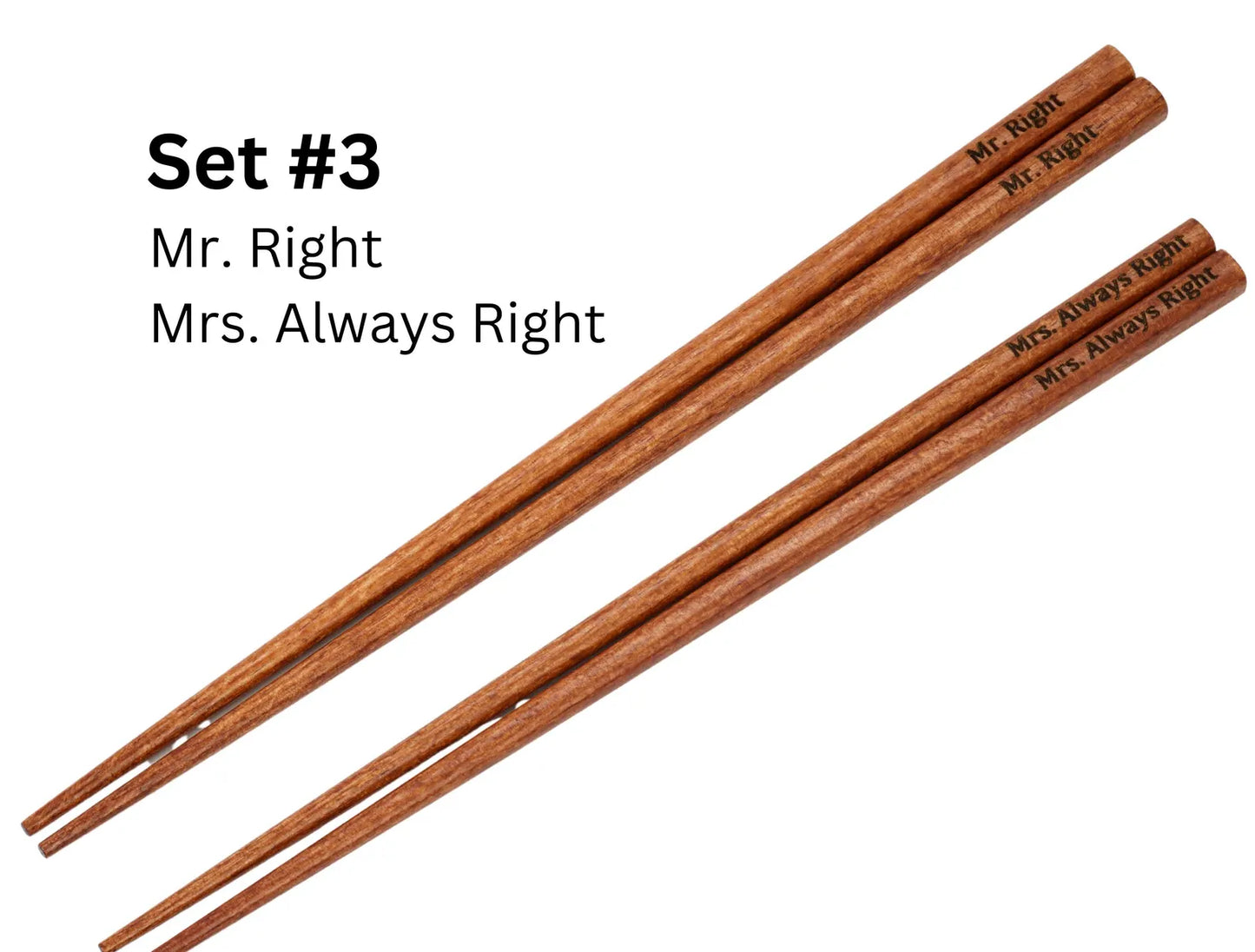 Custom Engraved Chopsticks Wedding Favors – Personalized Guest Gifts